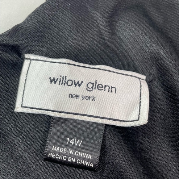 NWT Willow Glen Formal Dress Ruched Bodice Full Skirt Size 14W - Picture 6 of 11